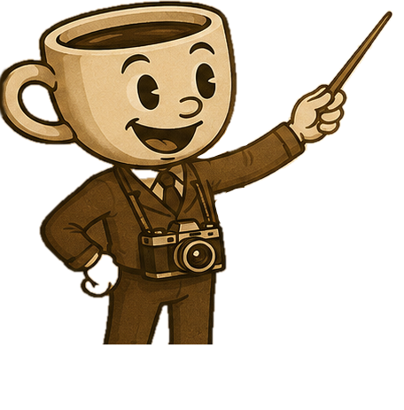 idXpresso mascot presenting